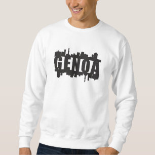 Genua Italy City Skyline Cityscape Funny Gift Idea Trui