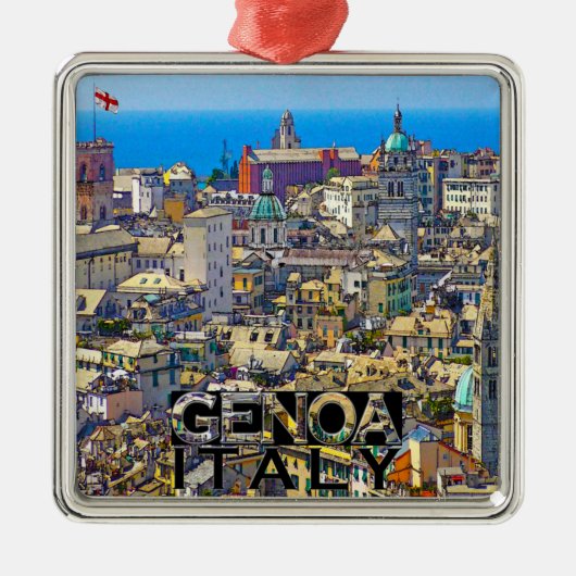 Genua Metalen Ornament (Voorkant)