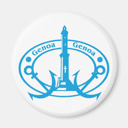 Genua Stamp Magneet (Voorkant)