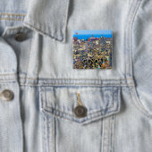 Genua Vierkante Button 5,1 Cm (In situ)
