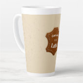 Genuine 100% Latte Neutral Pattern Mug (Angle gauche)