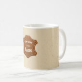 Genuine 100% Latte Neutral Pattern Mug Koffiemok (Voorkant rechts)