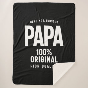 Genuine en Trusted Papa   Vader Gift Sherpa Deken