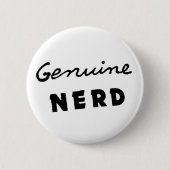 Genuine Nerd Button (Voorkant)