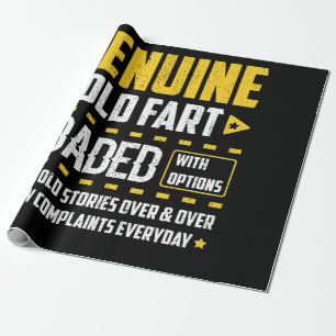 Genuine oude wand geladen met dezelfde opties cadeaupapier