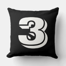 Genummerd - wit op rood