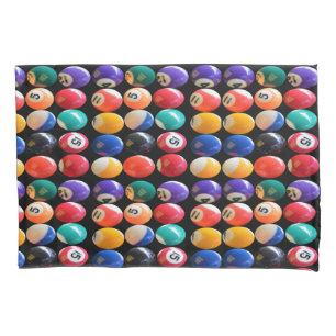 Genummerde en gekleurde oogbollen Kussensloop