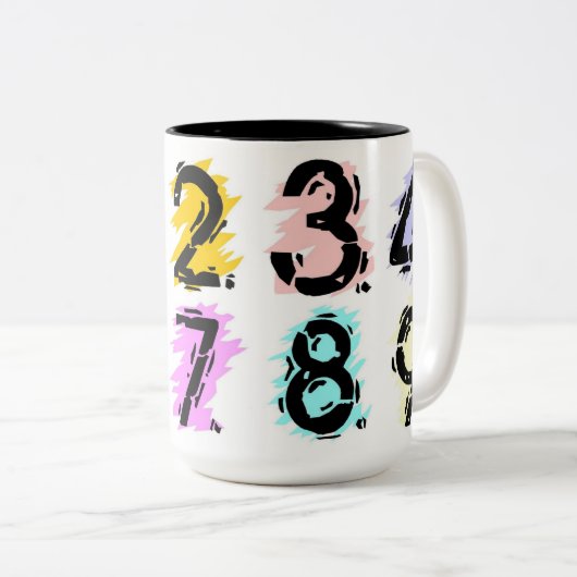 genummerde Mok (Voorkant rechts)