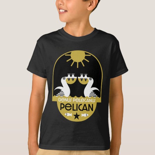 Genus Pelecanus Bird Art T-shirt (Devant)