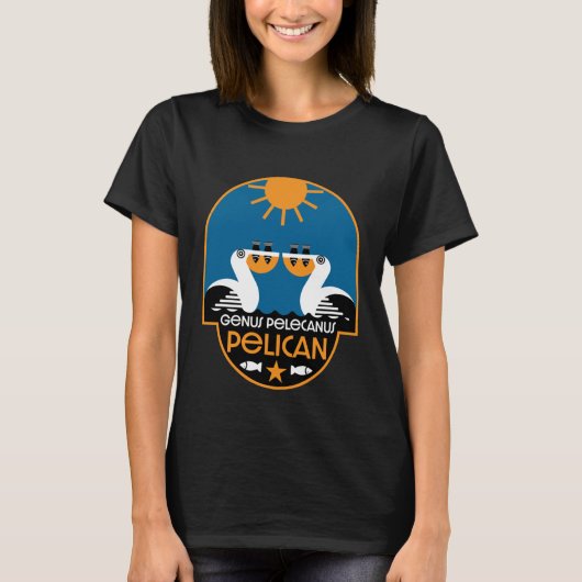 Genus Pelecanus Bird Art T-shirt (Devant)