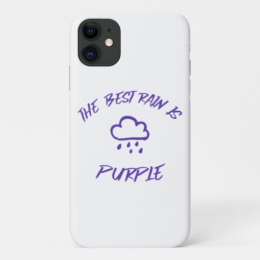 GenX De beste regen is Paarse Case-Mate iPhone Case (Achterkant)