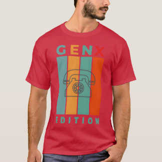 GENX EDITIE Vintage Telefoon Design T-shirt