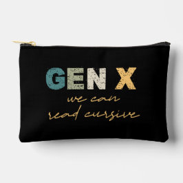 GenX - We kunnen Cursive Cosmetic Bag lezen Etui