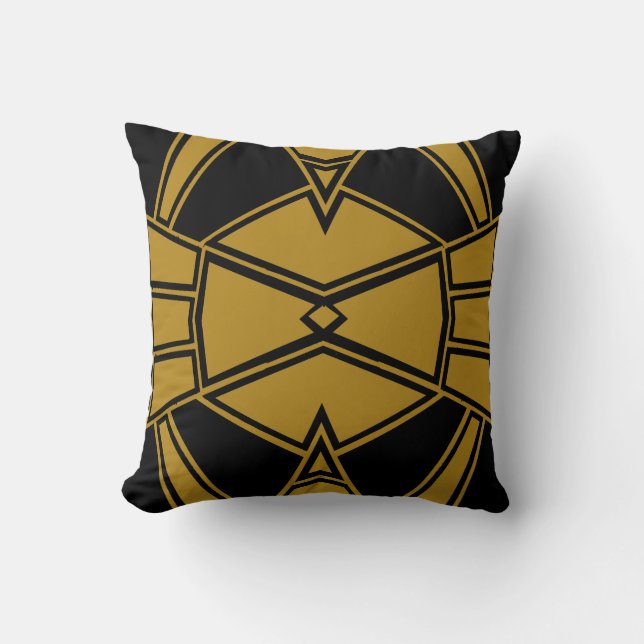 Geo #715 Gold Kussen (Voorkant)