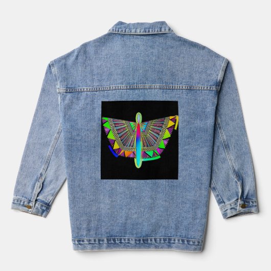 Geo Butterfly Denim Jacket (Achterkant)
