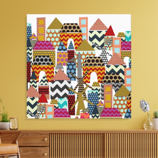 geo canvas afdruk (Insitu (Woonkamer))