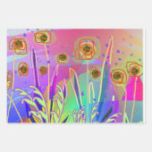 Geo Contempo Floral Inpakpapier Vel (Voorkant 3)