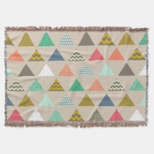 geo-driehoeken deken