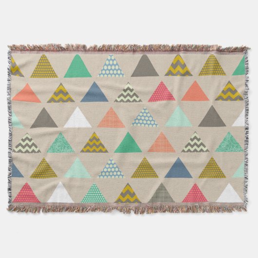 geo-driehoeken deken (Voorkant)