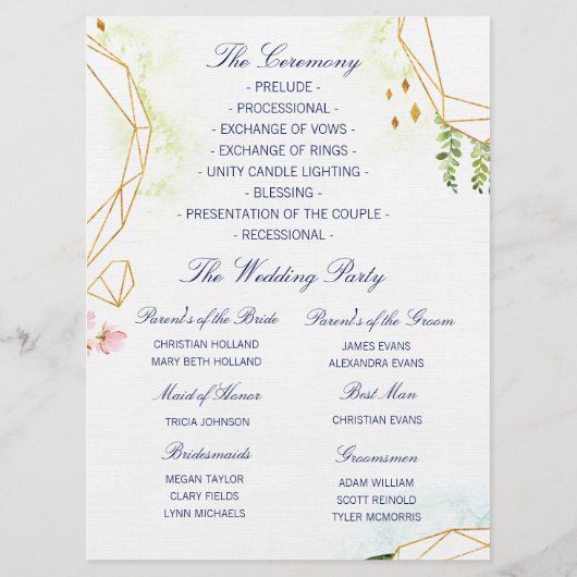 Geo Envy-programma Programma (Achterkant)