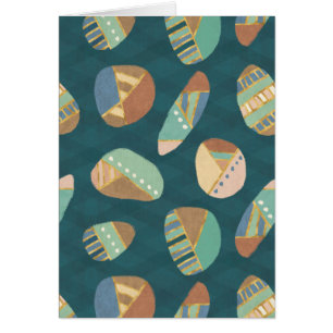 Geo extérieur XII motif géométrique bleu et vert