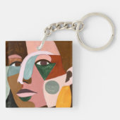 Geo Face Sleutelhanger (Achterkant)