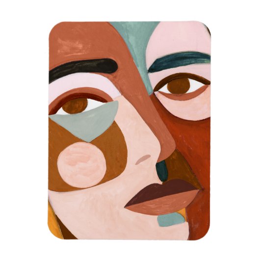 Geo Face Upclose Magneet (Verticaal)
