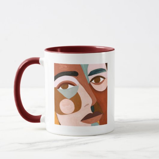 Geo Face Upclose Mok (Links)