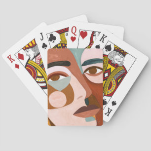 Geo Face Upclose Pokerkaarten