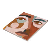 Geo Face Upclose Tegeltje (Zijkant)