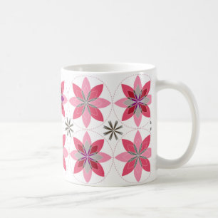 Geo-fleur-sorbet de tasse de café