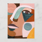 Geo Half Face Briefkaart (Voorkant)