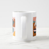 Geo Half Face Extra Grote Beker (Achterkant)