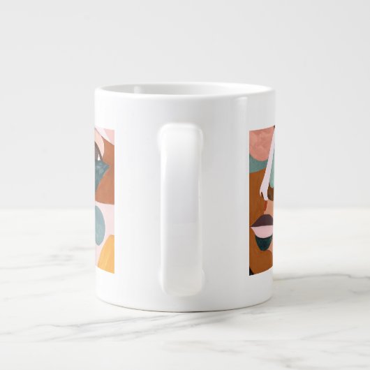 Geo Half Face Extra Grote Beker (Achterkant)