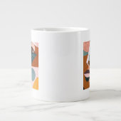 Geo Half Face Extra Grote Beker (Voorkant)