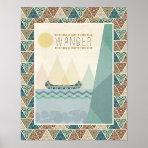 Geo III buiten   Wander Poster