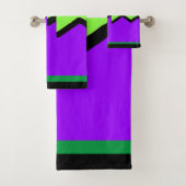 Geo Jagged violet et vert (En situation)