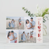 Geo Love 4-Photo Carte Saint-Valentin - Cherry (Debout devant)