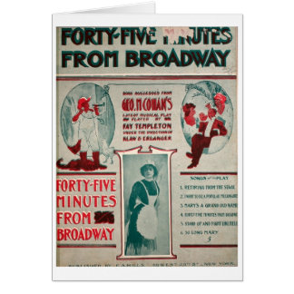 Geo. M. Cohan 45 minuten van Broadway