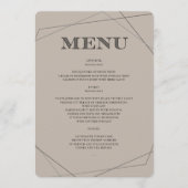 Geo Modern Bar/BBT Mitzvah Menu (Voorkant)