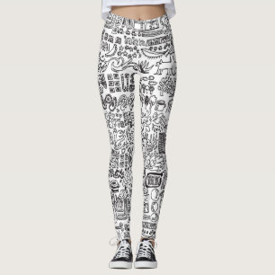 Geo ontwerp abstract patroon. leggings