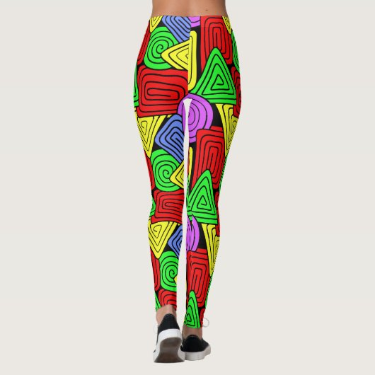 Geo Pattern Leggings (Achterkant)