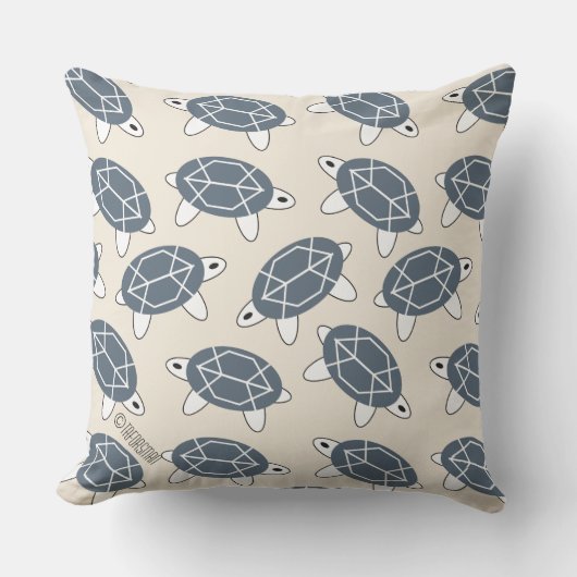 Geo-schildpadden Kussen (Voorkant)