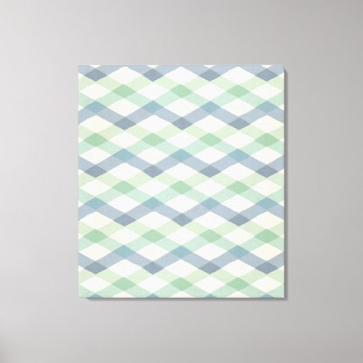 Geo-stap buiten | Geometrisch pasteipatroon Canvas Afdruk (Voorkant)