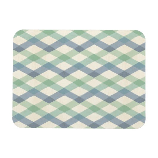 Geo-stap buiten | Geometrisch pasteipatroon Magneet (Horizontaal)
