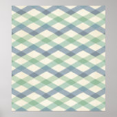 Geo-stap buiten | Geometrisch pasteipatroon Poster (Voorkant)