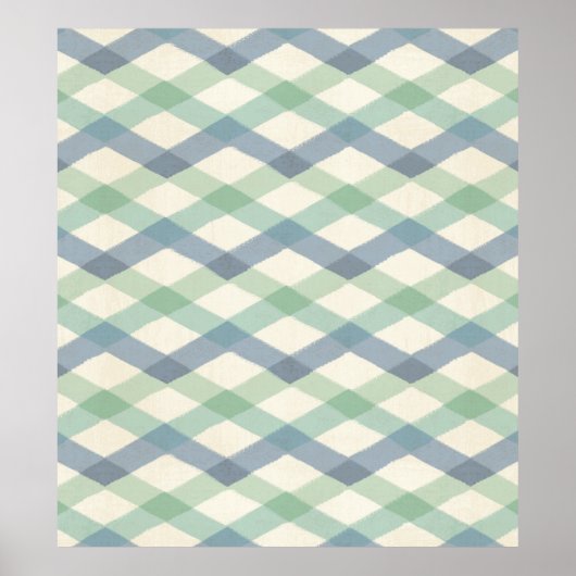 Geo-stap buiten | Geometrisch pasteipatroon Poster (Voorkant)