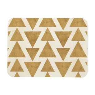 Geo-stap buiten   Gold Geometric Pattern Magneet