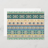 Geo-stap buiten | Indiaas Patroon Briefkaart (Voorkant / Achterkant)