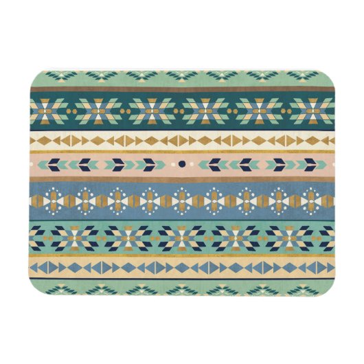 Geo-stap buiten | Indiaas Patroon Magneet (Horizontaal)